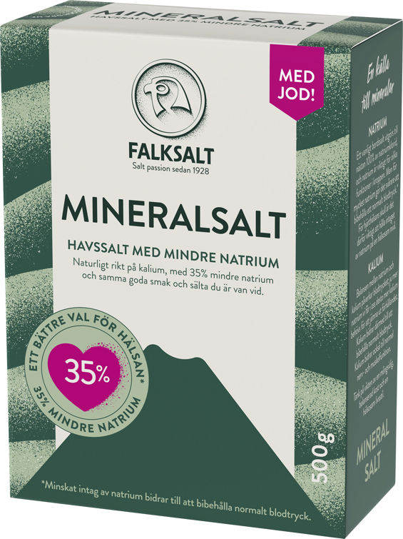 Finkorningt Salt Mindre Natrium Med Jod product image