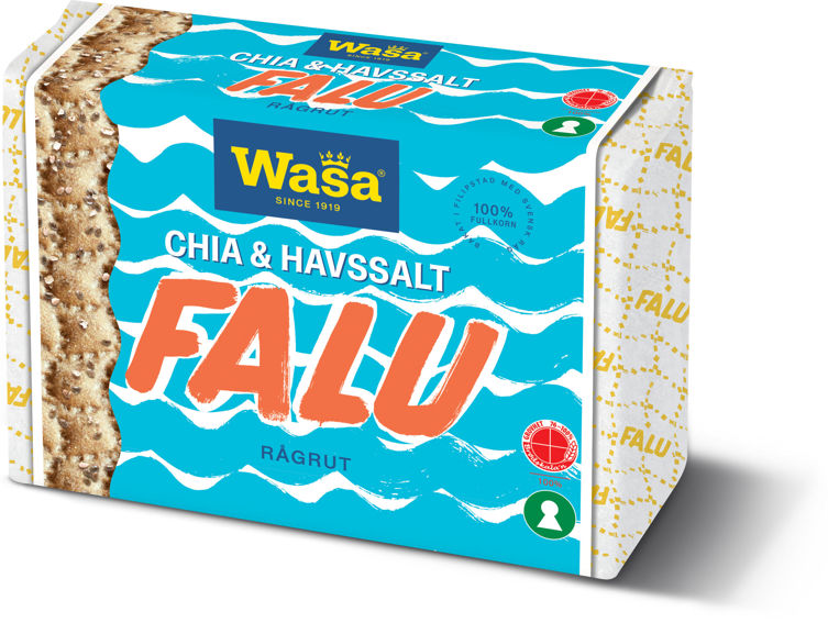 Knäckebröd Råg-Rut Chia/Havssalt product image
