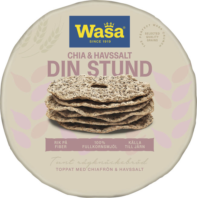 Knäckebröd Din Stund Chia/Havssalt product image