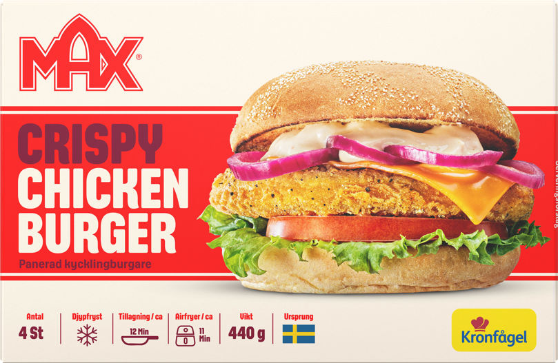 Kycklingburgare Krispig, Fryst product image
