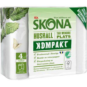Hushållspapper Kompakt 4-p ICA Skona product image
