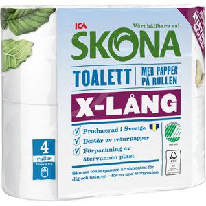 Toalettpapper X-lång 4-p ICA Skona product image