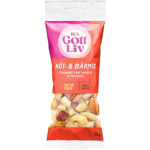 Nöt & Bärmix 70g ICA Gott Liv product image