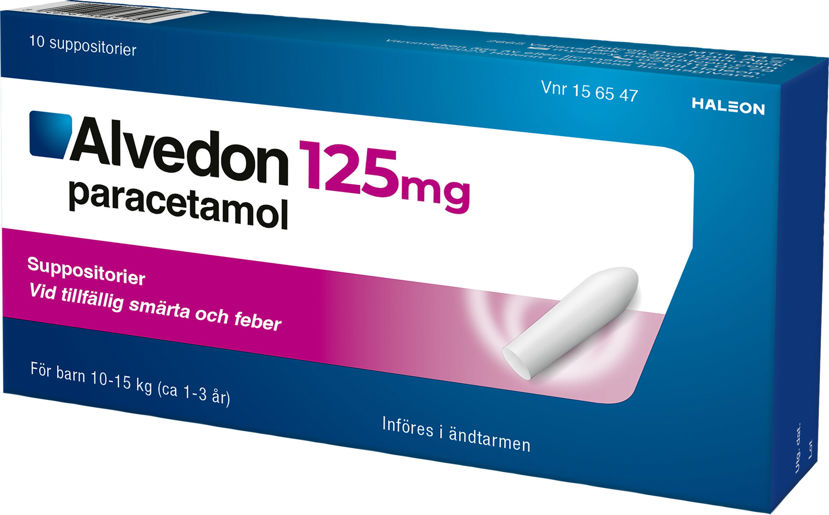 Supp Värk/Feber Barn 125mg product image