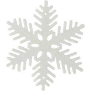 Hänge Snöflinga Vit 10cm 10-p Festive product image