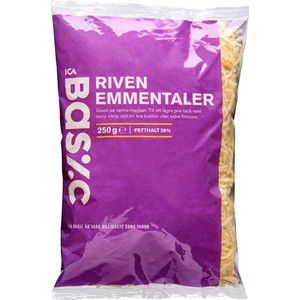 Emmentaler Riven 250g ICA Basic product image
