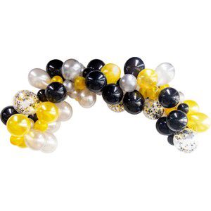 Ballongbåge svart guld silver Festive product image