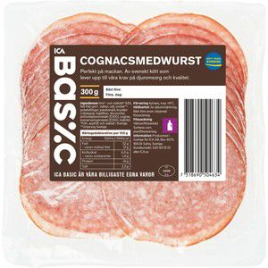Cognacsmedwurst 300g ICA Basic product image