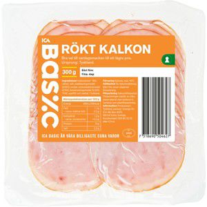 Rökt Kalkon 300g ICA Basic product image