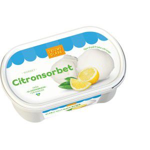 Citronsorbet 500ml Triumf Glass product image