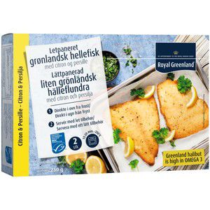 Hälleflundra panerad citron och persilja 250g Royal Greenland product image
