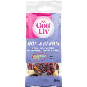 Nöt & bärmix 150g ICA Gott Liv product image