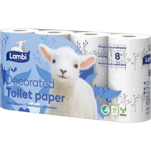 Toalett dekor 8-pack Lambi product image