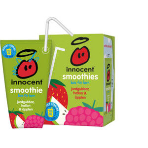Barn Smoothie Jordgubb Hallon Äpple 4-p 150ml Innocent product image