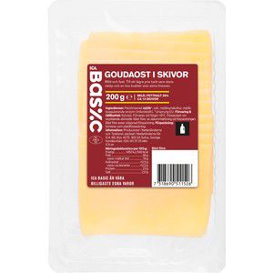 Goudaost skivad 200g ICA Basic product image