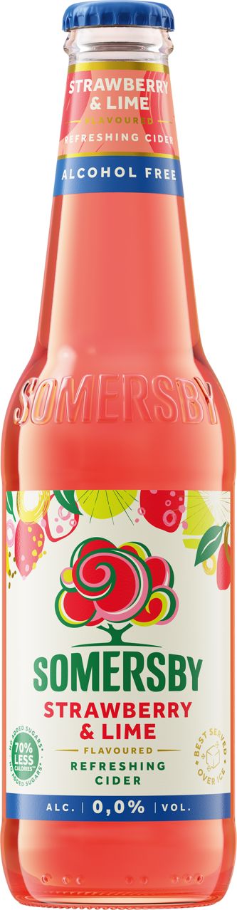 Alkoholfri cider Strawberry & Lime 0,0% product image