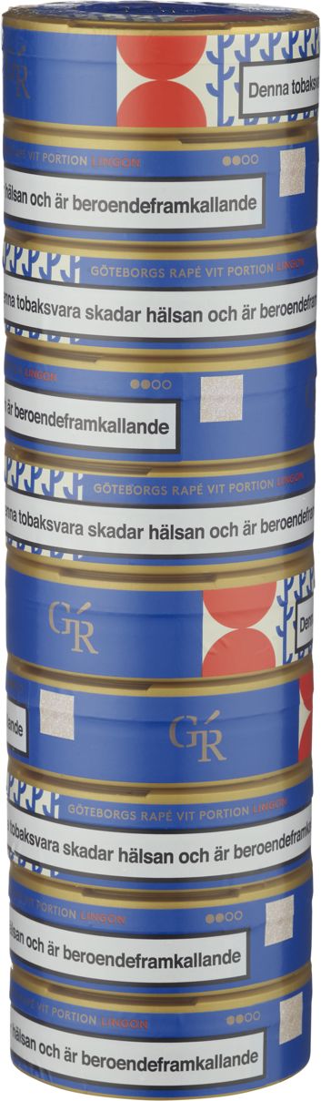 Göteborgs Rapé White large lingon 10-pack product image
