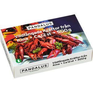 Kräftor 12-p Fryst 500g Pandalus product image