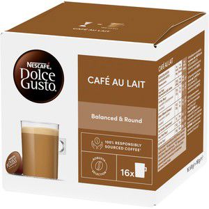 Kaffekapslar, Dolce Gusto, Café au lait, 16-p, Nescafe product image