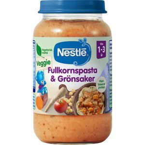 Fullkornspasta & Grönsaker 1-3 år 220g Nestle product image