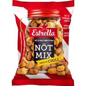 Nötmix smak av Chili 175g Estrella product image