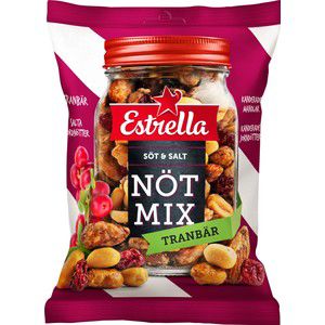 Nötmix Tranbär 175g Estrella product image
