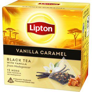Te Svart Vanilla Caramel Pyramid 20p Lipton product image