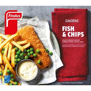 Fish & Chips MSC 340 G Findus product image