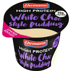 Proteinpudding Vit choklad 2,1% 200g Ehrmann product image