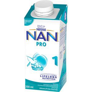NAN Pro 1 drickfärdig 0 m 200ml Nestle product image