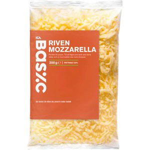 Hårdost Mozzarella riven 200 g ICA Basic product image