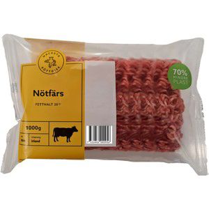 Nötfärs 20% 1kg Hacksta Köttdisk product image