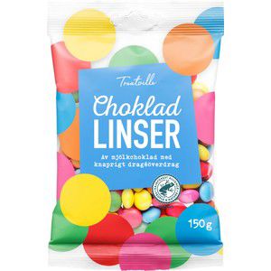 Chokladpåse Chokladlinser 150g Treatville product image