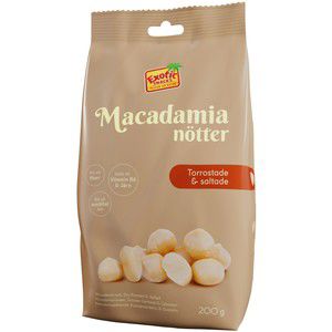 Macadamianötter Torrostade och saltade 200g Exotic Snacks product image