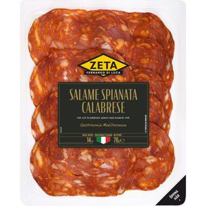 Salami Spianata Calabrese 70g Zeta product image