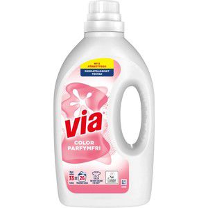 Tvättmedel Flytande Color Parfymfri 1320ml Via product image