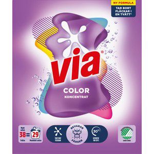 Tvättmedel Color 1520g Via product image