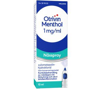 Nässpray Menthol 1mg/ml 10ml Otrivin product image