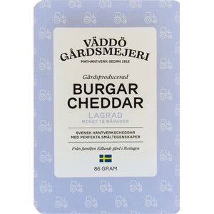 Burgarchedda lagrad 86g Väddö Gårdsmejeri product image