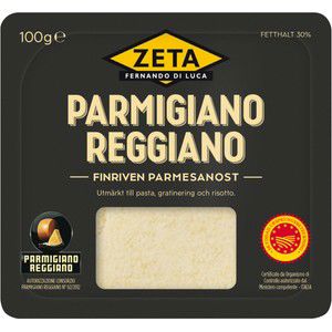 Parmesanost Parmigiano Reggiano finriven 100 g Zeta product image