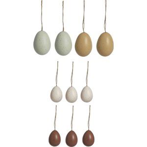 Hänge ägg 10-p 2 storlekar natur Festive product image