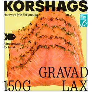 Laxfilé Gravad 150g Miljömärkt Korshags product image