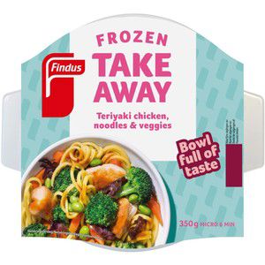 Kyckling teriyaki/nudlar/grönsaker 350g Findus product image