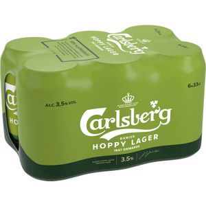 Öl Hoppy Lager 3,5% 33cl 6-p Carlsberg product image