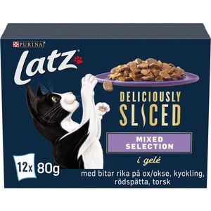 Kattmat våt Deliciously Sliced 960g Latz product image