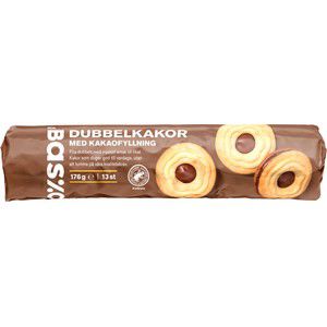 Dubbelkex kakaofyl 176 g ICA Basic product image