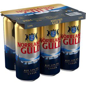 Öl 2,8% 50cl 6-p Norrlands Guld product image