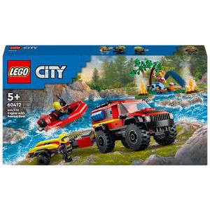 LEGO City 4x4 Brandbil med räddningsbåt 60412 product image