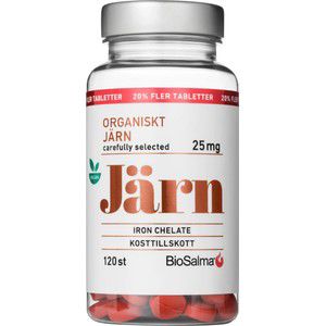 Kosttillskott Järn 25mg 120-p Biosalma product image