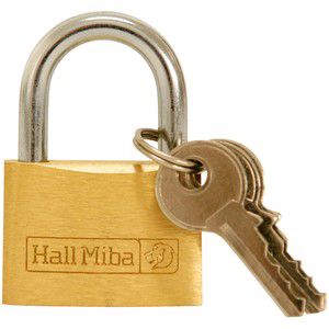 Hänglås Mässing 30mm Hall Miba product image